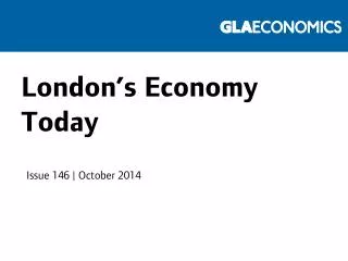 London’s Economy Today