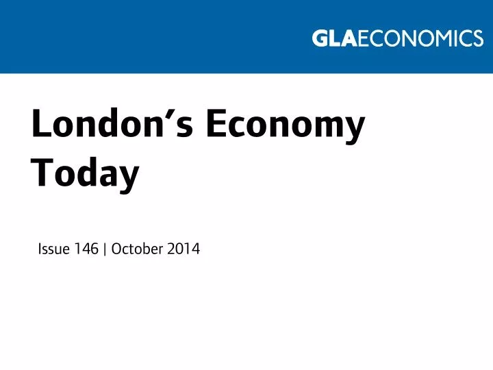 london s economy today