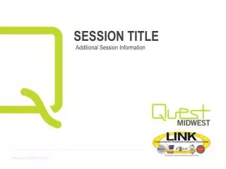 SESSION TITLE