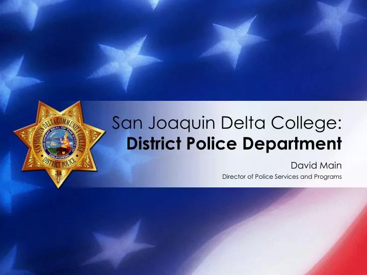 san joaquin delta college district police department