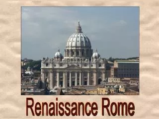 Renaissance Rome