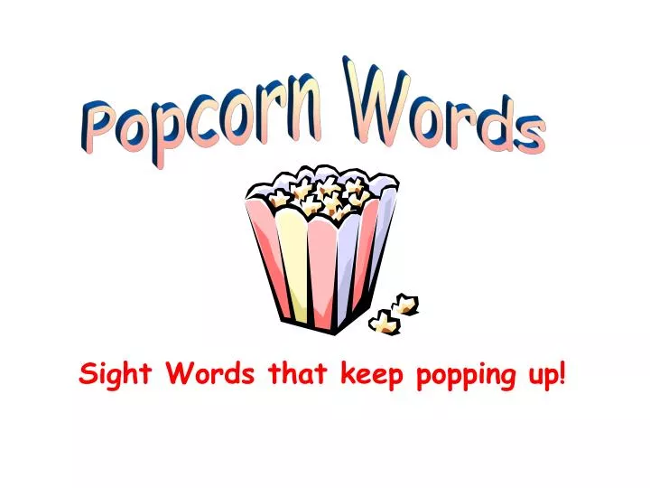 sight words that keep popping up
