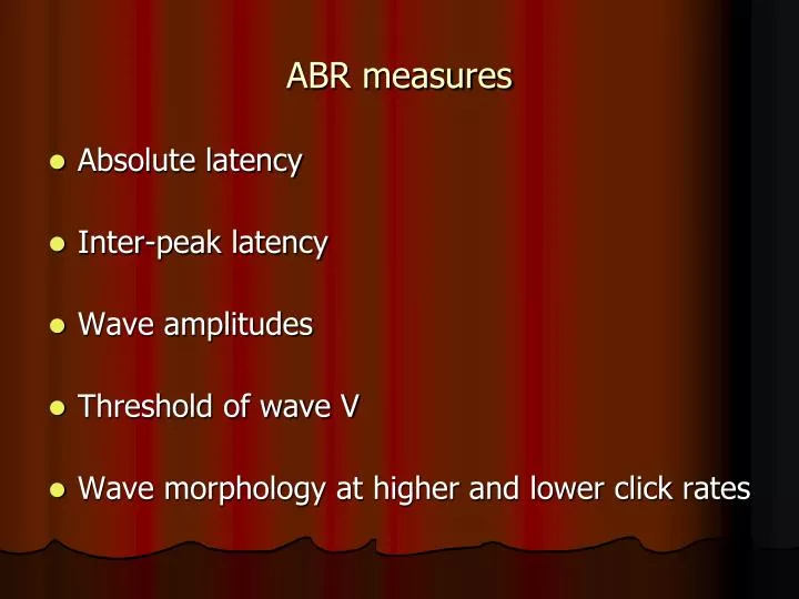 abr measures