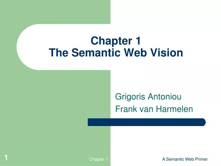 chapter 1 the semantic web vision