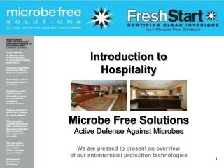 introduction to hospitality microbe free solutions active defense against microbes