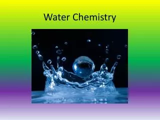 Water Chemistry