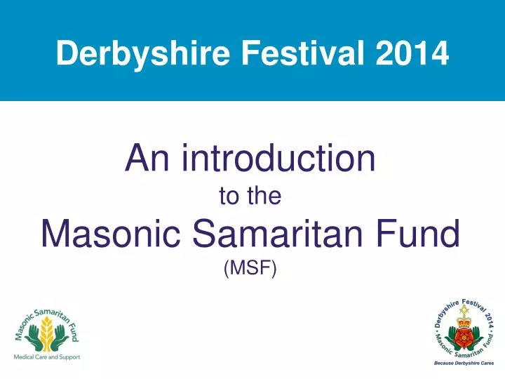 an introduction to the masonic samaritan fund msf