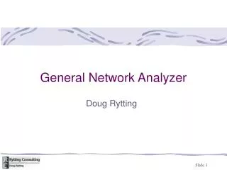 General Network Analyzer