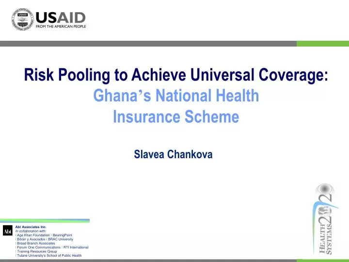 risk pooling to achieve universal coverage ghana s national health insurance scheme