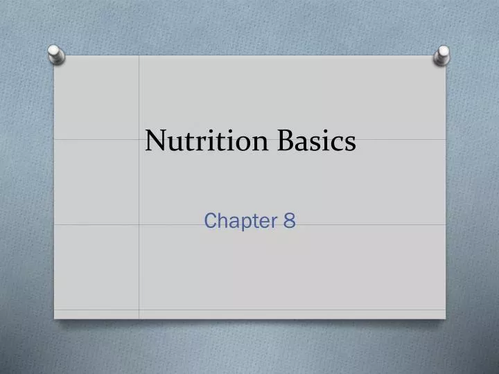 nutrition basics