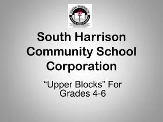 South Harrison Community School Corporation
