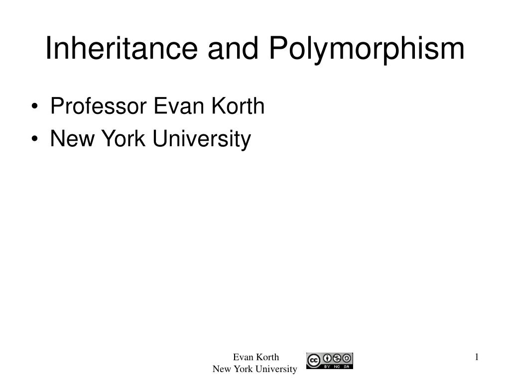 PPT - Inheritance and Polymorphism PowerPoint Presentation, free ...