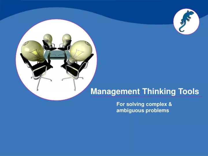 management thinking tools
