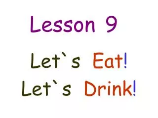 lesson 9