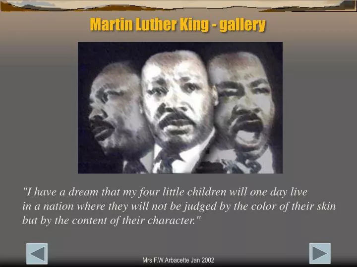 martin luther king gallery