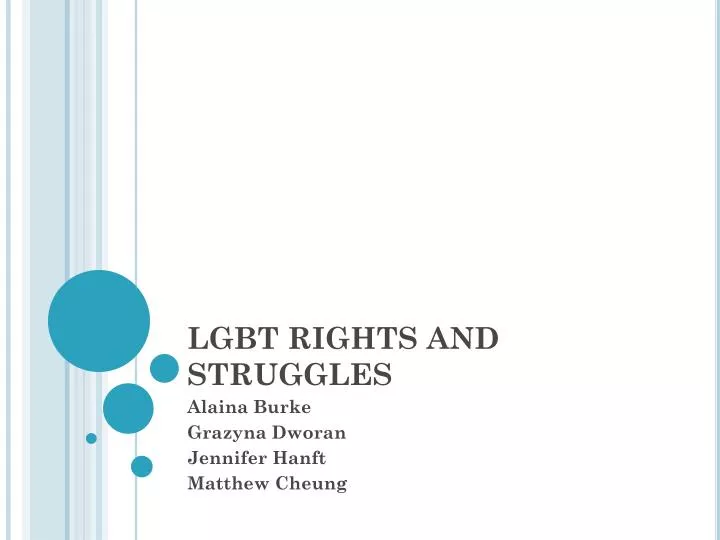 lgbt rights and struggles