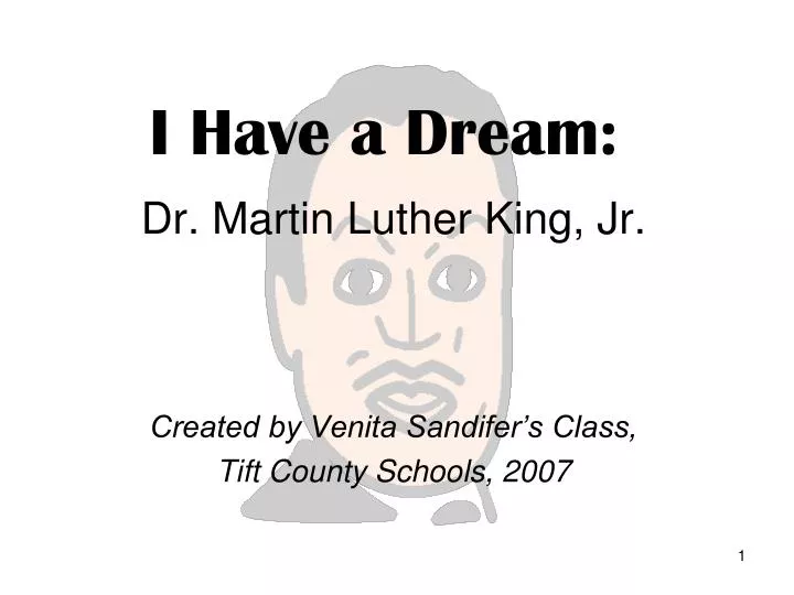 i have a dream dr martin luther king jr
