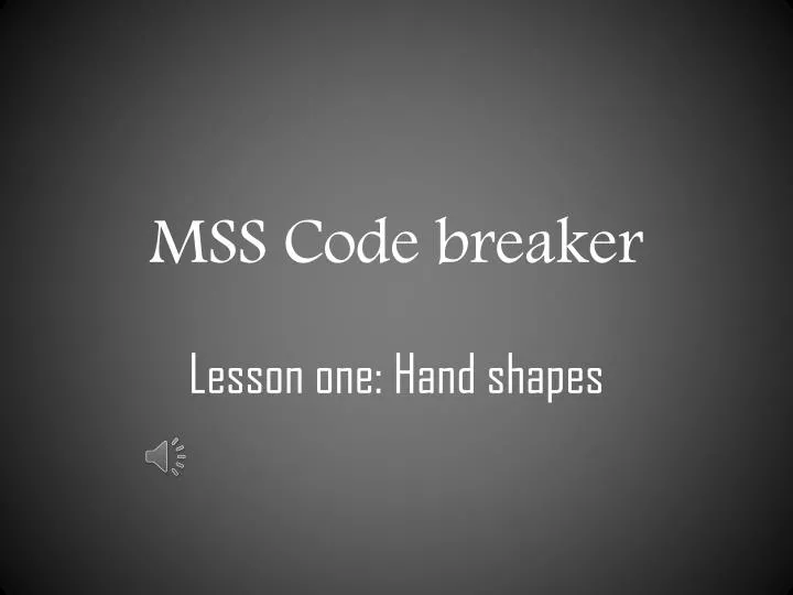mss code breaker