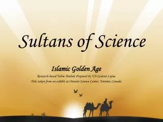Sultans of Science