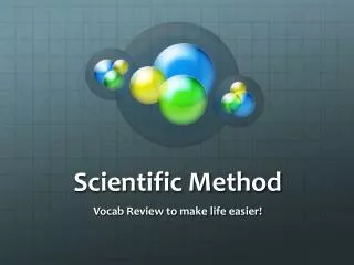 scientific method