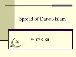 Spread of Dar-al-Islam