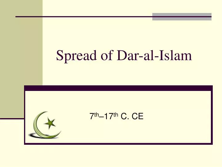 spread of dar al islam