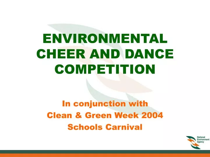 environmental cheer and dance competition