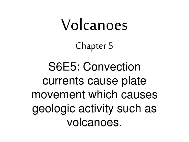 volcanoes chapter 5