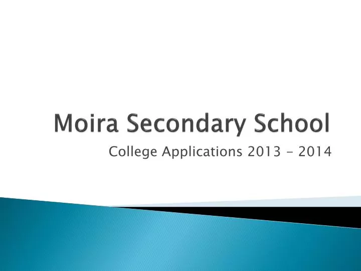 moira secondary school