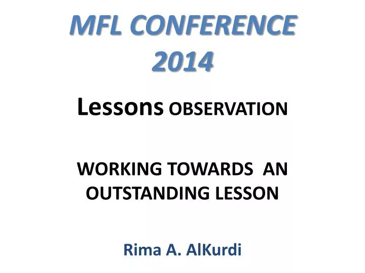 mfl conference 2014