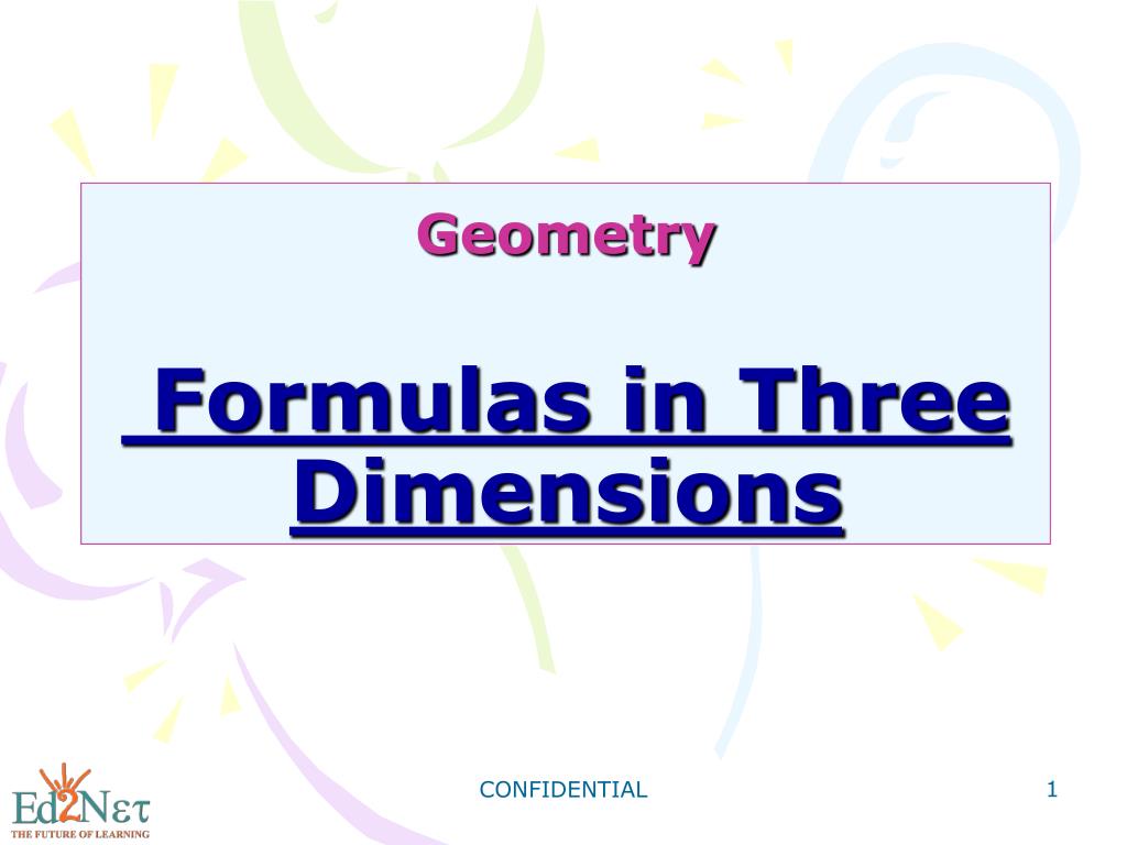 PPT - Geometry Formulas in Three Dimensions PowerPoint Presentation ...