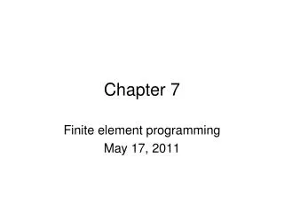 chapter 7