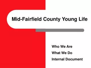 Mid-Fairfield County Young Life