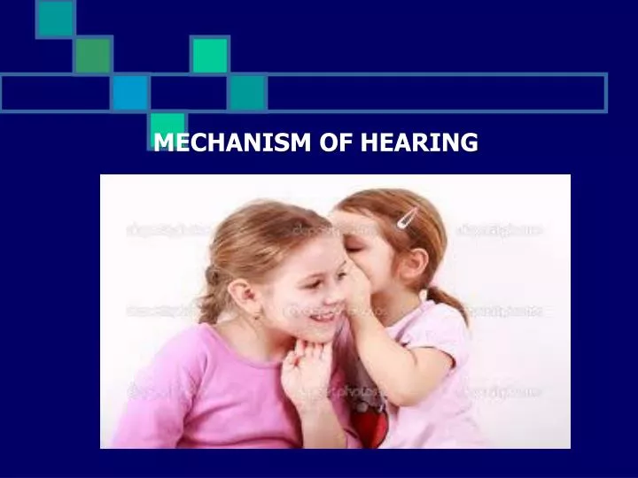 mechanism of hearing