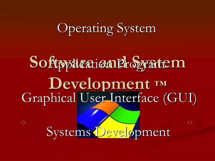 software and system development