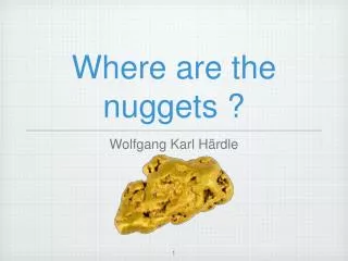 Where are the nuggets ?