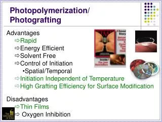 Photopolymerization/ Photografting