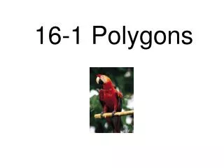 16-1 Polygons