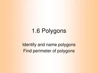 1.6 Polygons