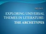 Exploring Archetypes: Universal Themes in Literature - slide 1