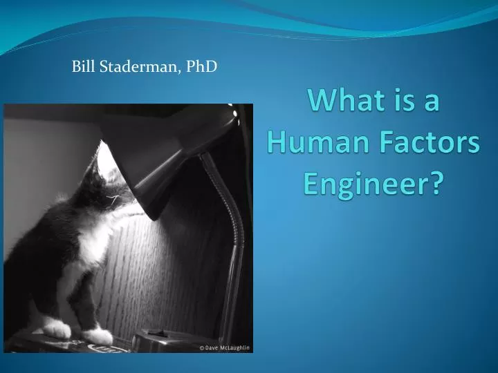 what is a human factors engineer