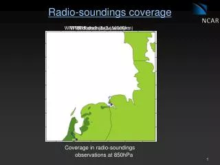 Radio-soundings coverage