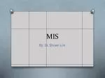 MIS - slide 1