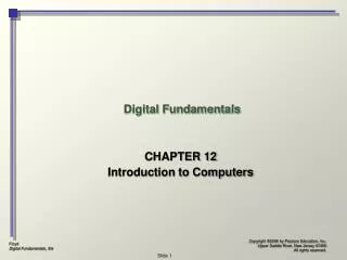 Digital Fundamentals