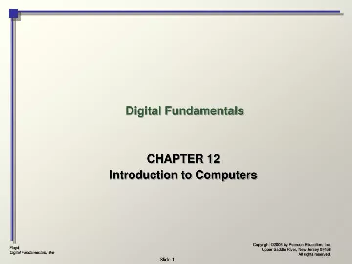 digital fundamentals