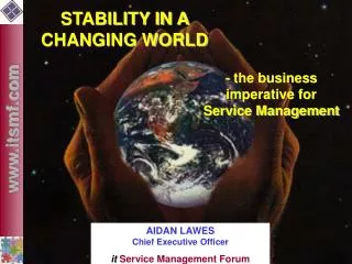 STABILITY IN A CHANGING WORLD