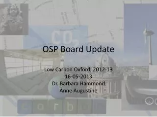 OSP Board Update