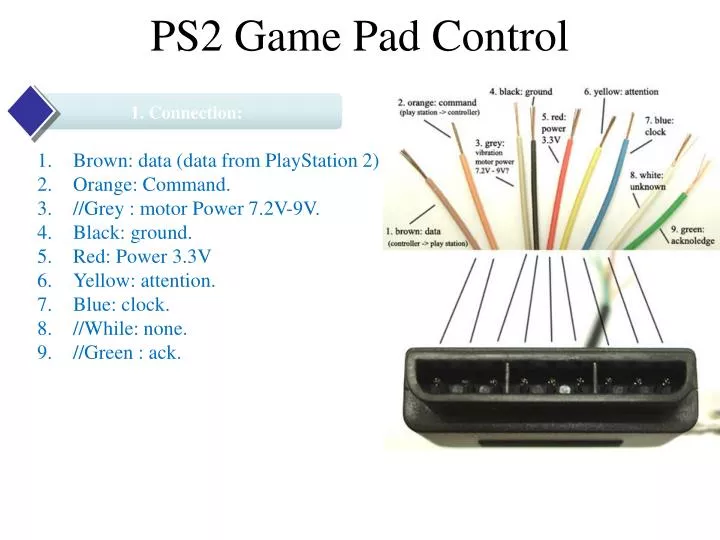 ps2 game pad control