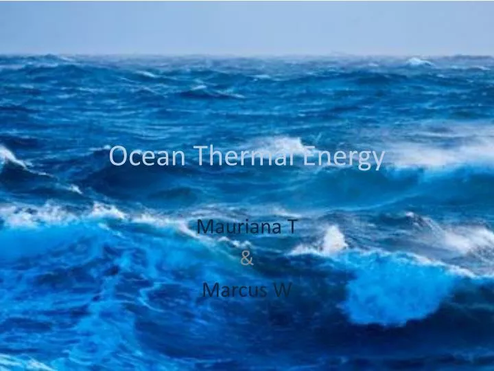 ocean thermal energy