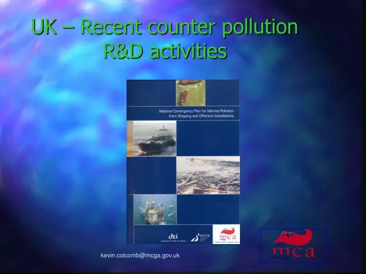 uk recent counter pollution r d activities